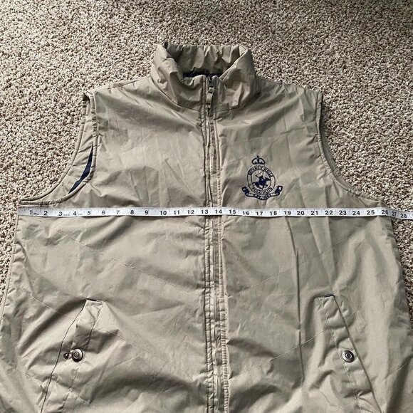Beverly Hills Polo Club Tan Full Zip Vest Size XL - Picture 9 of 10